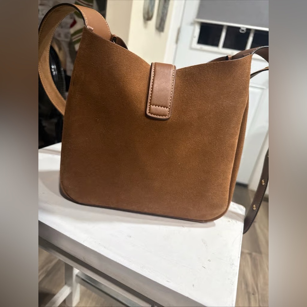NWT Coach Hadley Convertible Crossbody Bag In Suede CW004 - Picture 2 of 7